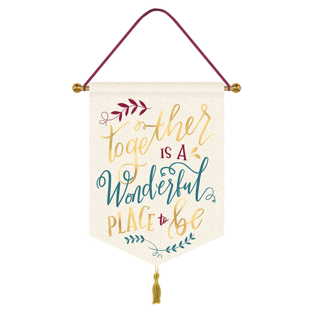 Together Hanging Canvas Sign