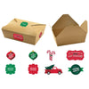 Traditional Christmas Leftover Containers 5ct | Christmas
