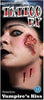 Vampire Bite and Cross Trauma Tattoo