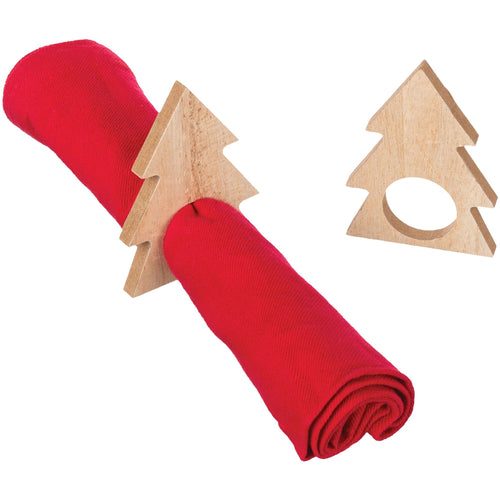 Tree Napkin Ring 4ct | Christmas