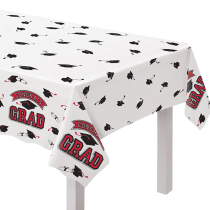 True To Your School Table Cover - Red
