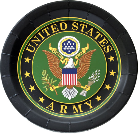 US Army 9in Plates 8ct | Graduation