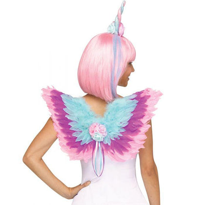 Feathered Wings and Unicorn Headpiece