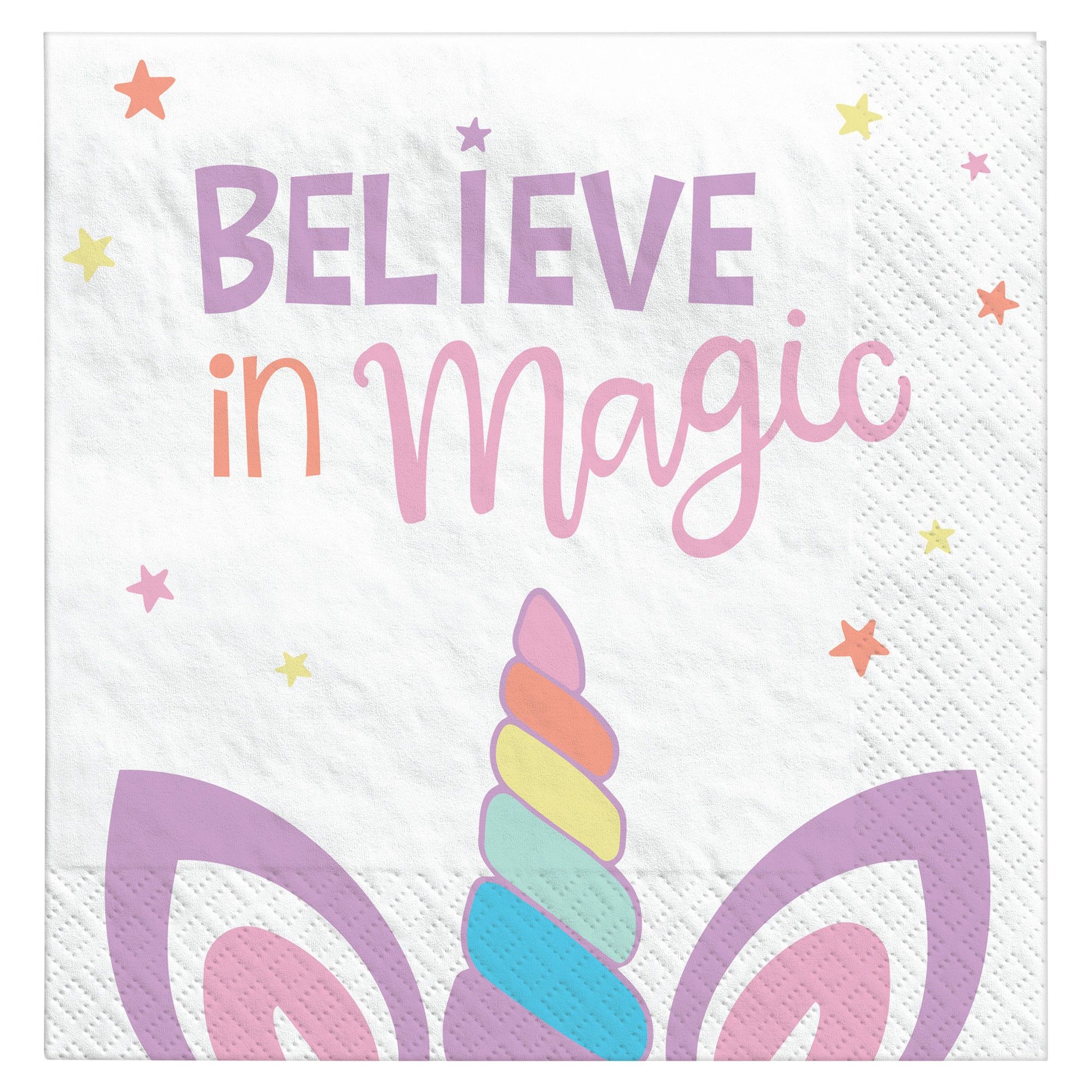 Unicorn Party Luncheon Napkins 16ct