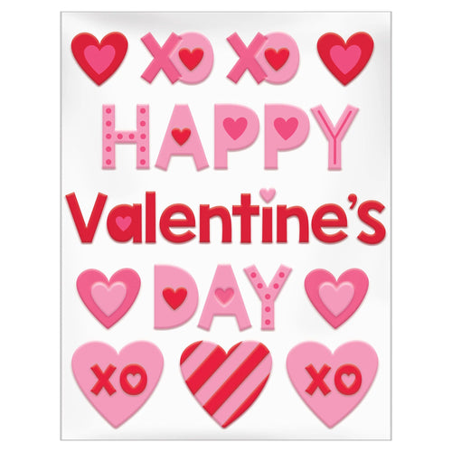Valentine Gel Clings