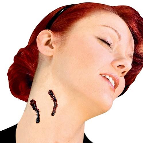 Apply with spirit gum adhesive, sold separately