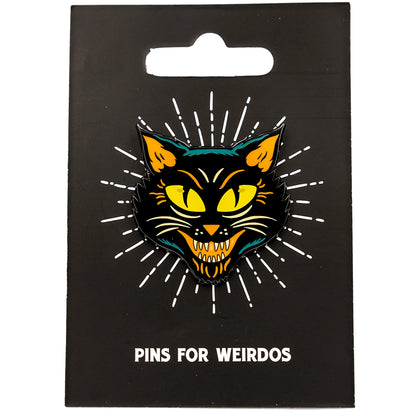 black cat pin