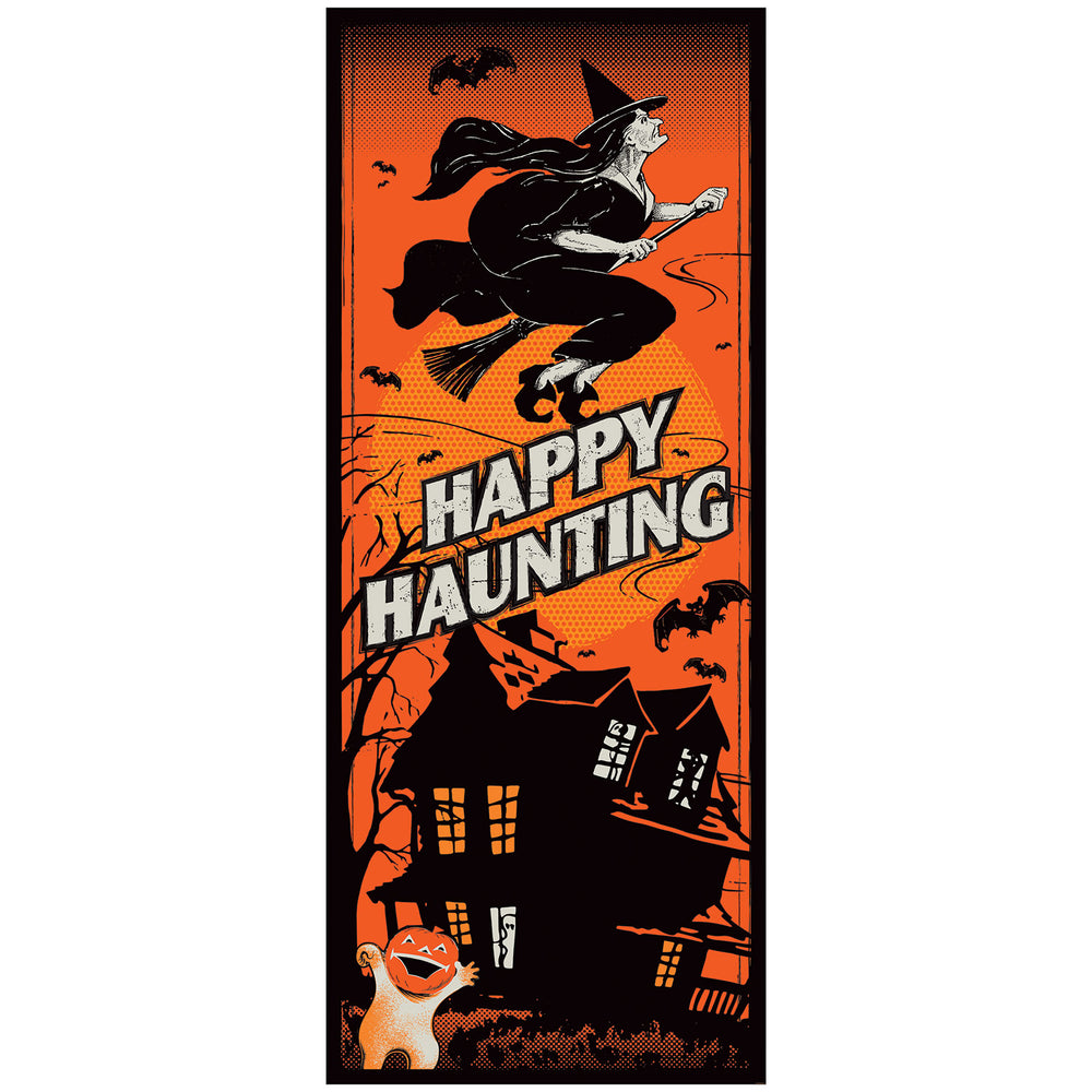 Vintage Halloween Door Cover 30" x 6'