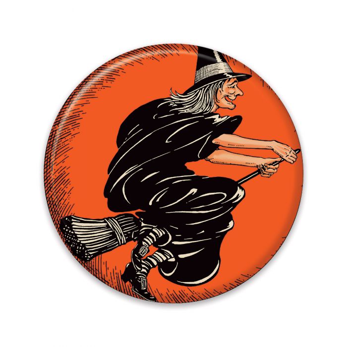 vintage witch button