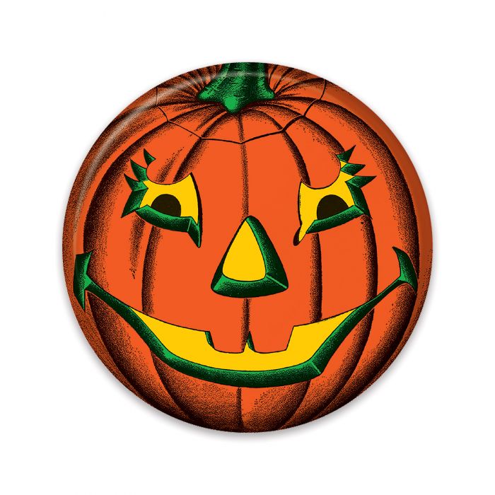 jack o lantern halloween button