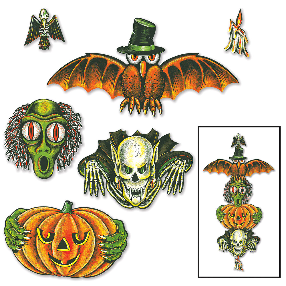 vintage halloween cutouts