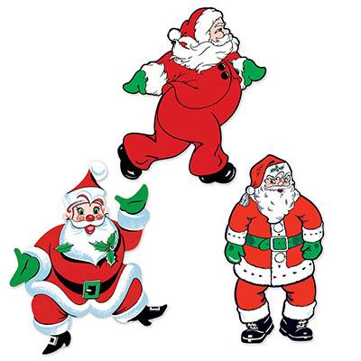 Vintage Santa Cutouts