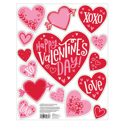 Vinyl Heart Window Decoration | Valentine's Day
