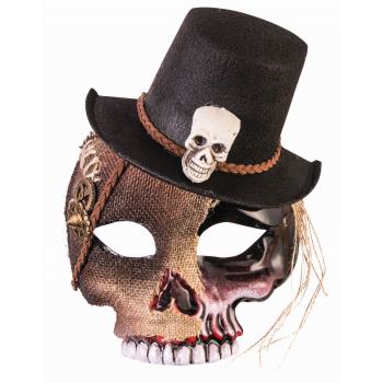 Voodoo Skull Mask with Hat