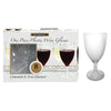 8oz. 1 pc. Wine Glasses Box Set - Clear 8ct. WINEBOX-6