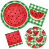 Watermelon Check Beverage Napkins 16ct | Summer