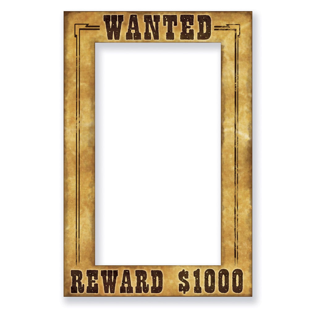 Western Wanted Photo Fun Frame