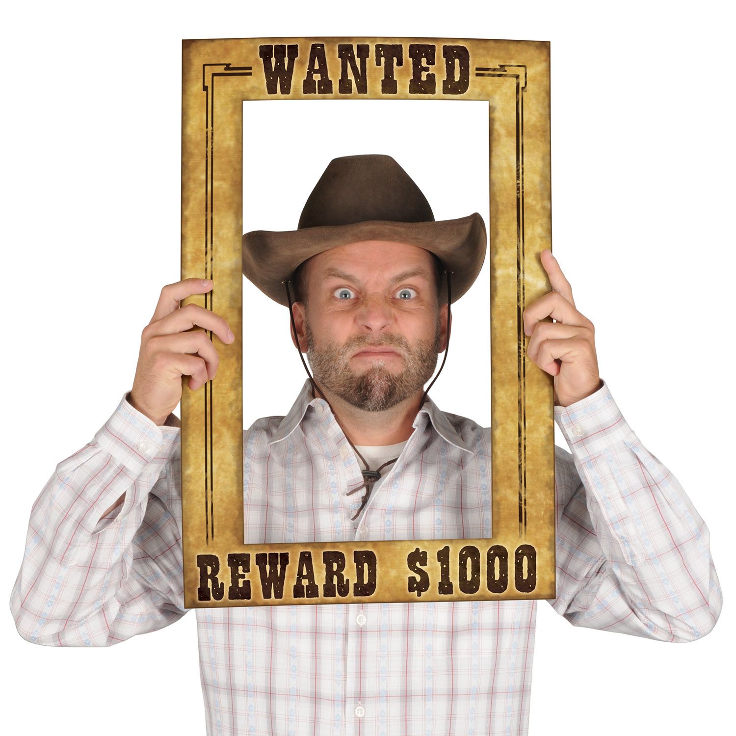 Western Wanted Photo Fun Frame
