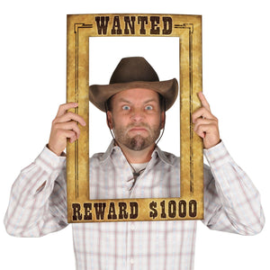 Western Wanted Photo Fun Frame
