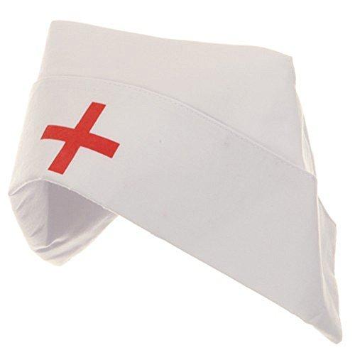 White with red cross