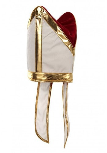 White Pope Plush Hat