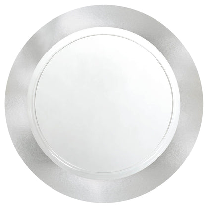 White Premium Plastic 7.5in Round Plates 10ct