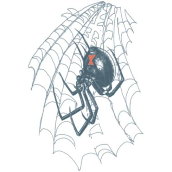 Biker Tattoos -Tinsley Transfers Black Widow (BKR-402)