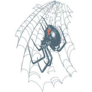 Biker Tattoos -Tinsley Transfers Black Widow (BKR-402)