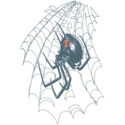 Biker Tattoos -Tinsley Transfers Black Widow (BKR-402)