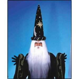 Long white beard and wig set