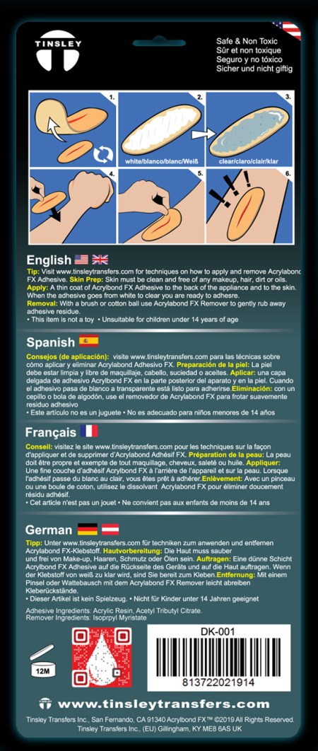 prosthetics special effects glue