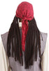 Jack Sparrow Adult Bandana and Dreads Set