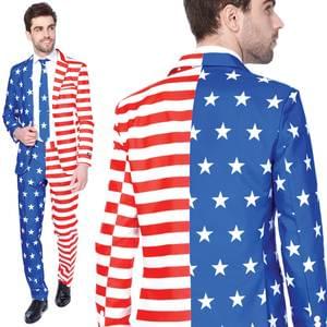 american flag suit