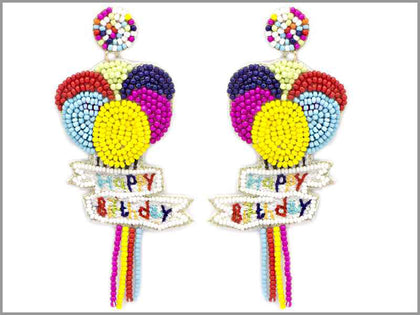 happy birthday earrings