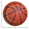 Basketball 7in Plates 8ct | Sports