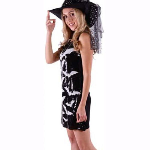 Bat Sequin Party Dress