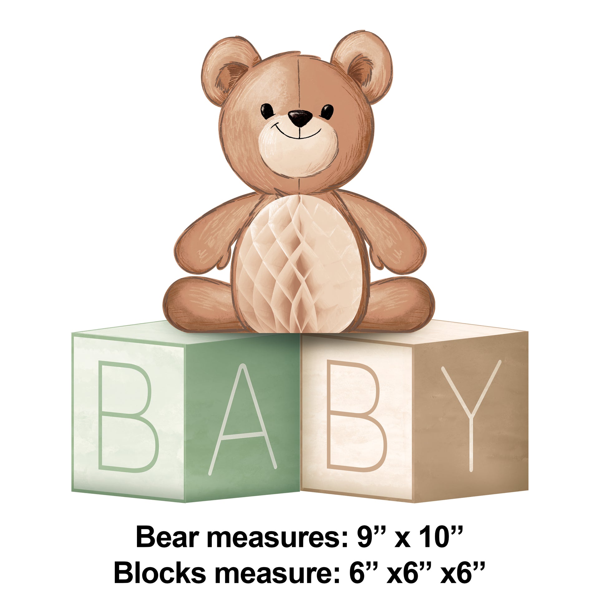 Teddy Bear Centerpiece Kit  | Baby Shower