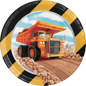 Construction 7in Paper Plates 8ct  | Kid's Birthday