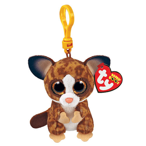 Binky Brown Bush Baby | Ty Beanie Boo Clip