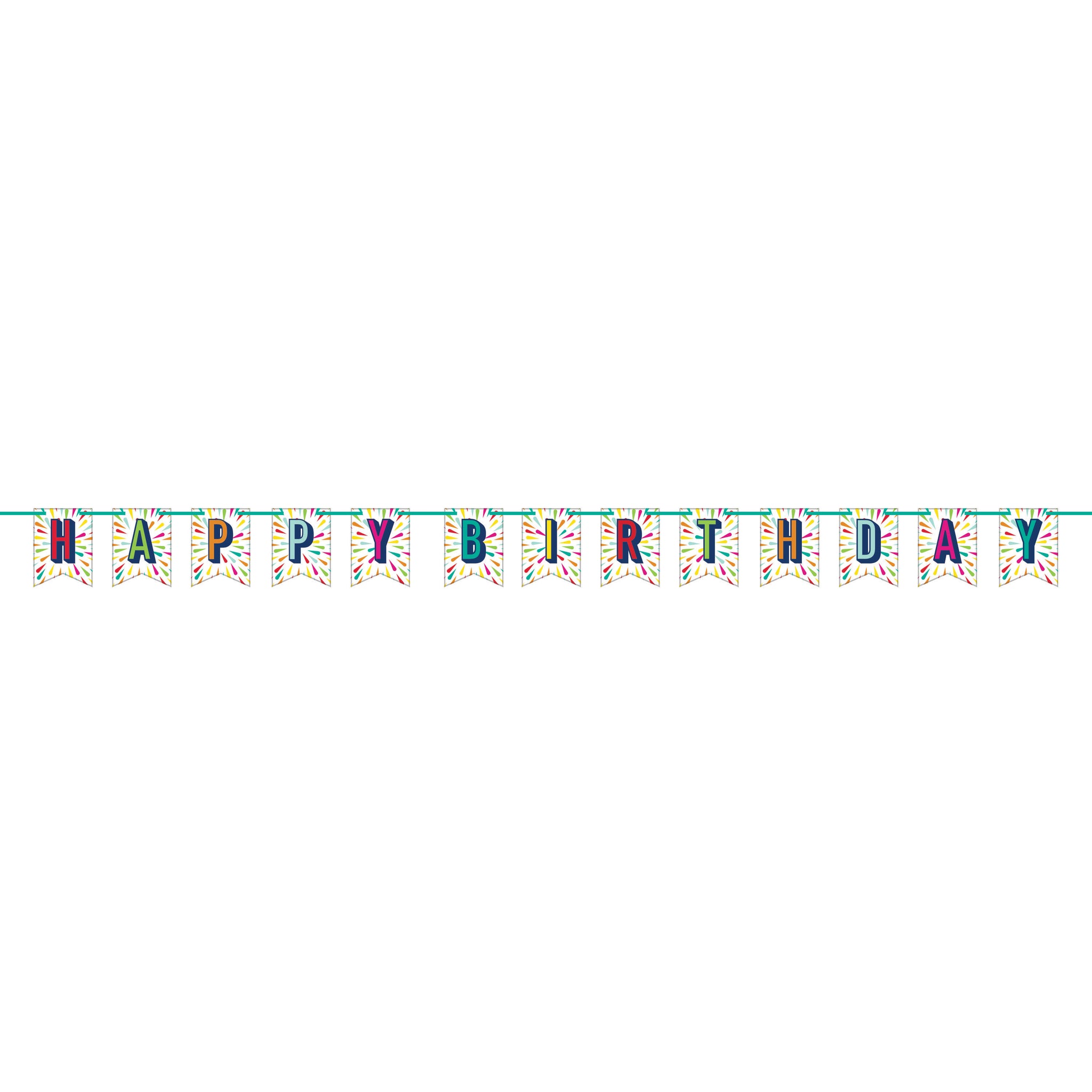 Happy Birthday - Ribbon Banner