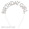 Silver Birthday Girl Headband