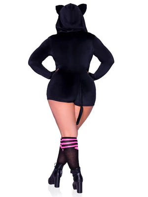 Comfy Black Cat Romper | Adult 