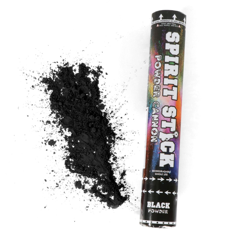 12in Spirit Powder Cannon 1 pc - Black