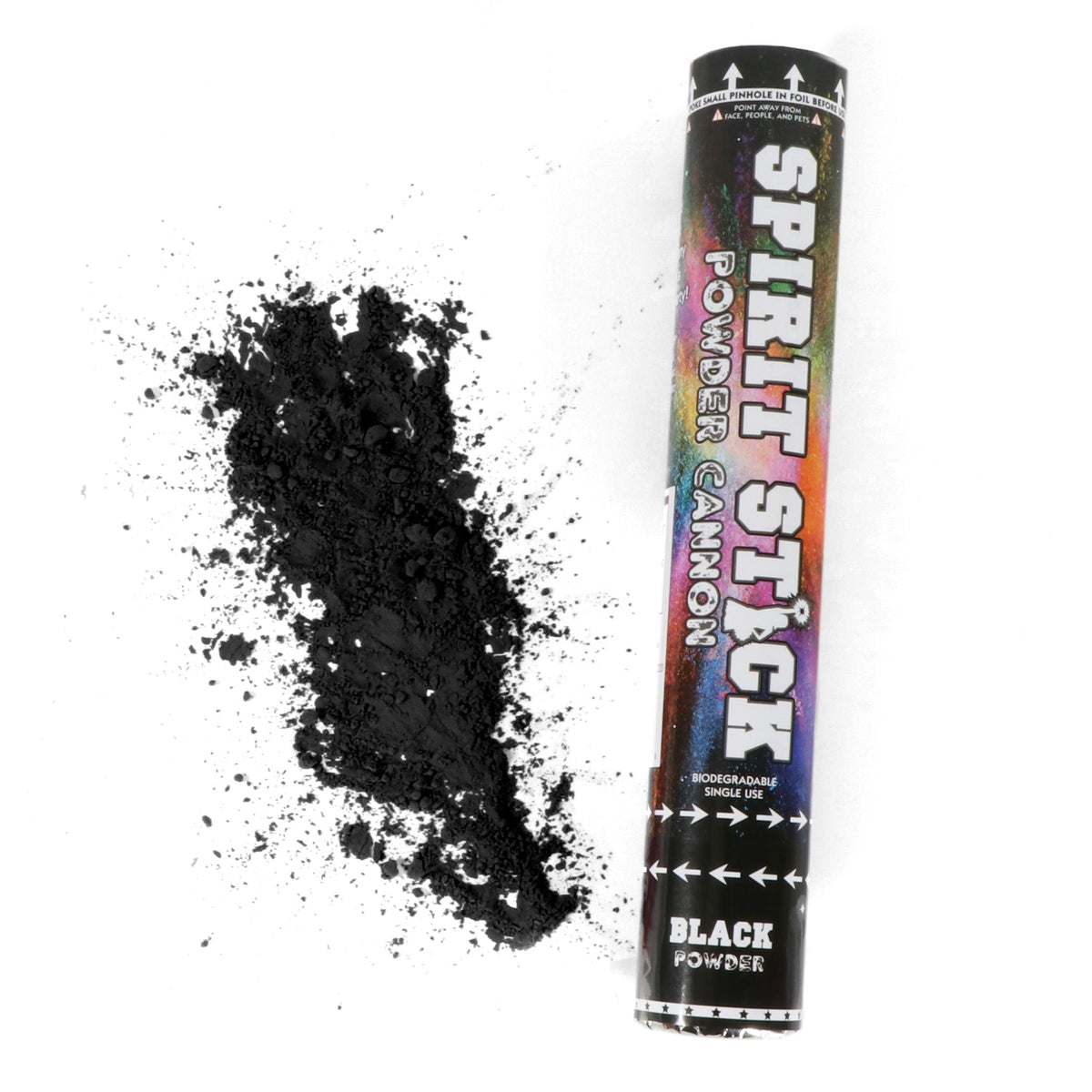 12in Spirit Powder Cannon 1 pc - Black – Fun Services Colorado