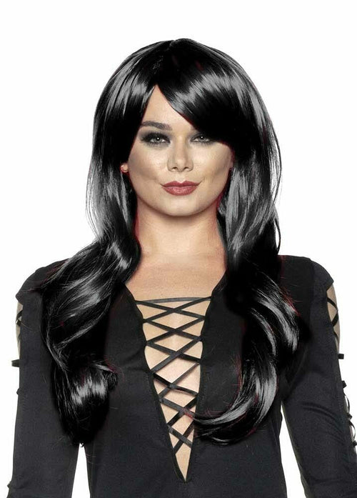 black wig