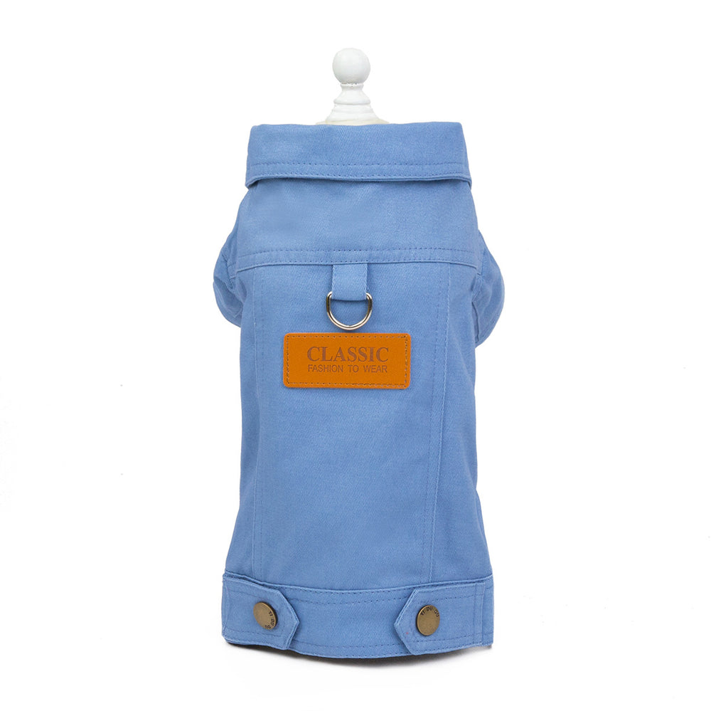 Dog Denim Jacket | Blue