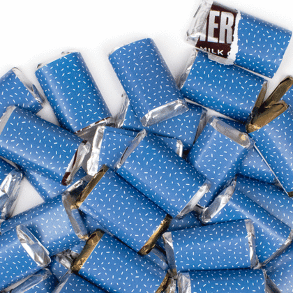Blue Wrapped Hershey's Miniatures