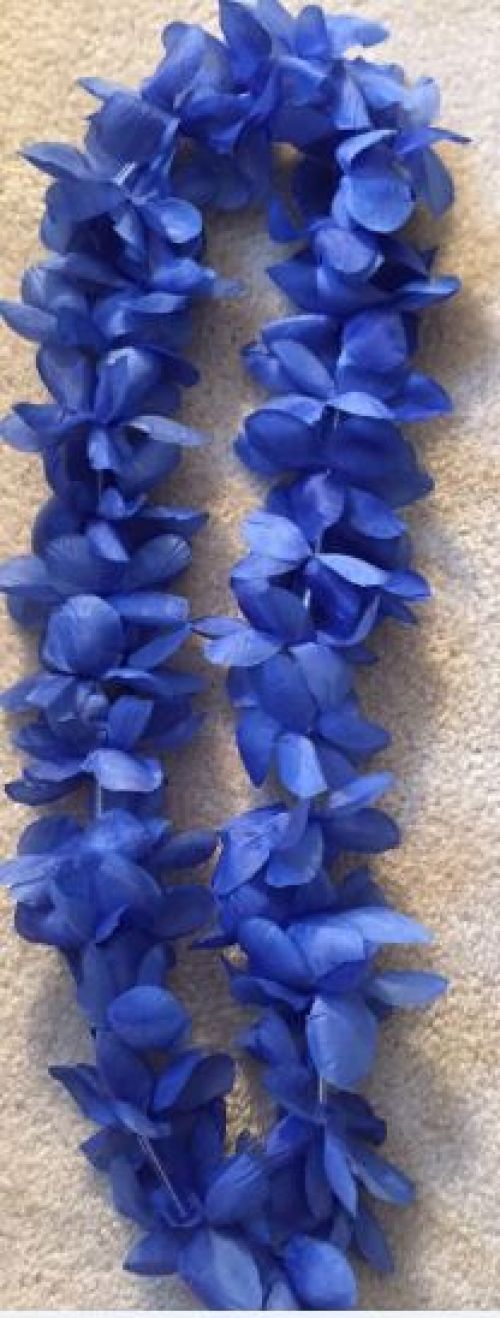 blue lei