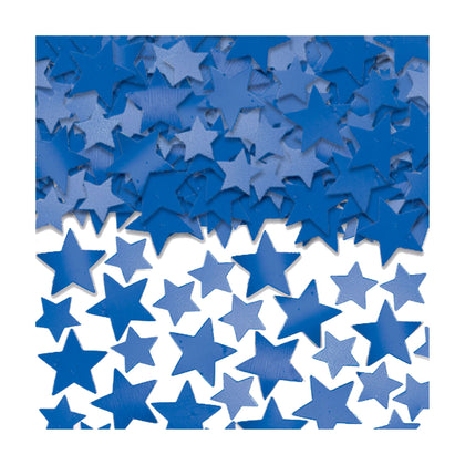blue star confetti
