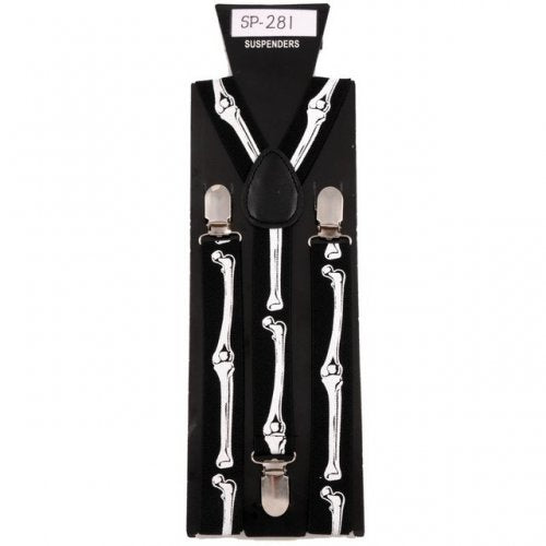 skeleton pants holders halloween